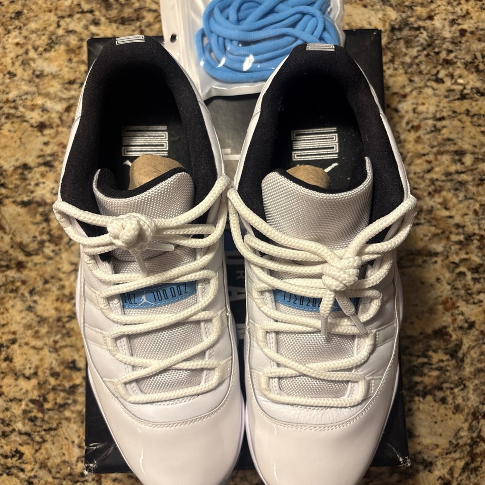 Air Jordan 11 Legend Blue Low 11.5. WORN ONCE!!!  VNDS SEALED LACES